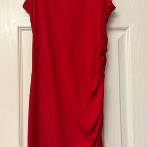SHEIN Asymmetrical Red Dress